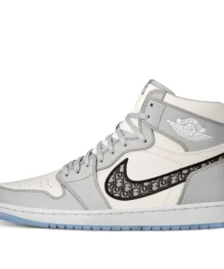 Air Jordan 1 High OG x Dior 'White Wolf Grey'