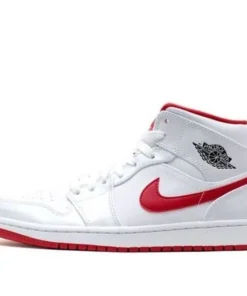 Air Jordan 1 Mid 'White Gym Red'