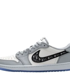 Air Jordan 1 Low x Dior 'White Grey'
