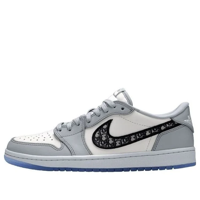 Air Jordan 1 Low x Dior 'White Grey'