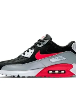 Air Max 90 Essential 'Bright Crimson Black'