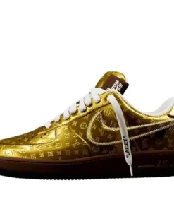 Nike x Louis Vuitton Air Force 1 Low 'Metallic Gold'