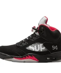 Air Jordan 5 Retro x Supreme 'Black'