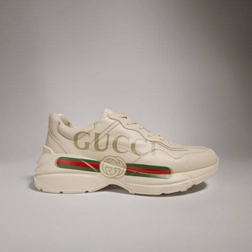 Men's Rhyton sneaker with Gucci logo